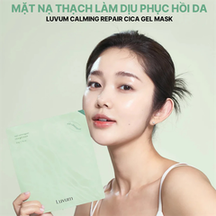 Mặt Nạ Thạch LUVUM calming repair cica gel mask Căng Bóng và Phục Hồi
