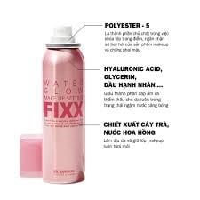 Xịt Khoá Makeup căng bóng So Natural Fixx Water Glow Makeup Up Setting 75ml