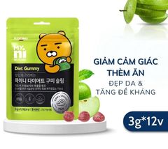 Kẹo Dẻo Giảm Cân Vị Táo Xanh Myni Selfcare Diet Gummy Ildong Hàn Quốc