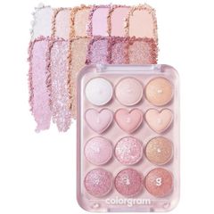 phấn mắt color gram 9ô pint point #04 pastel trong suốt