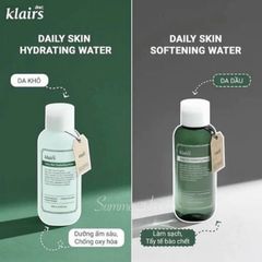 Nước Hoa Hồng Tẩy Da Chết Làm Dịu Da Klairs Daily Skin Softening Water 500ml