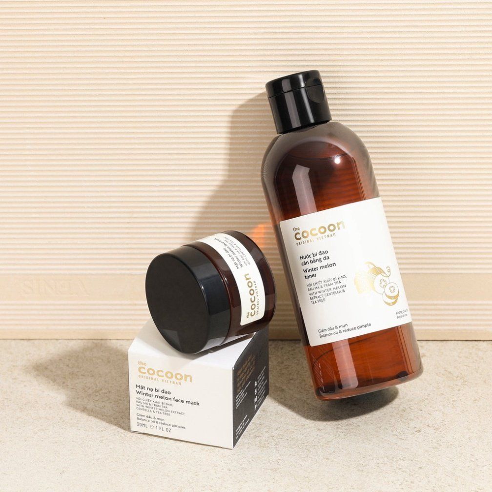 Nước Hoa Hồng Cân Bằng Da Chiết Xuất Bí Đao The Cocoon Winter Melon Toner 310ml