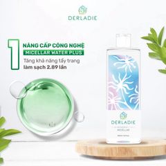Nước làm sạch mỹ phẩm Derladie Ngừa Mụn rửa sạch Da 1000ml Cleansing Water Witch Hazel