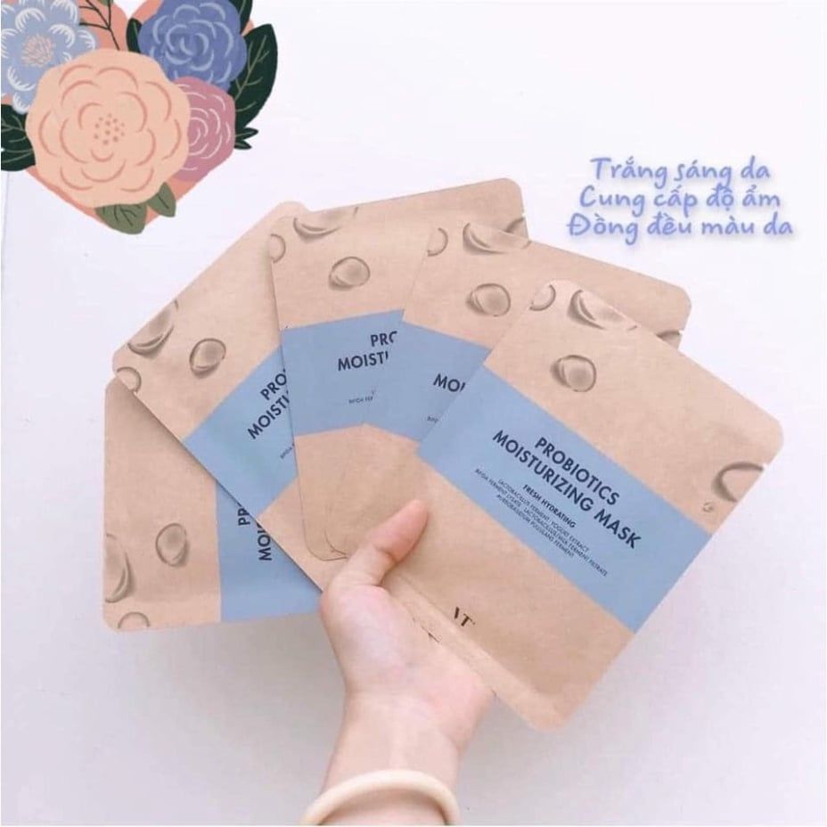 Mặt Nạ Dưỡng Ẩm Trắng Da VT Probiotics Moisturizing Mask