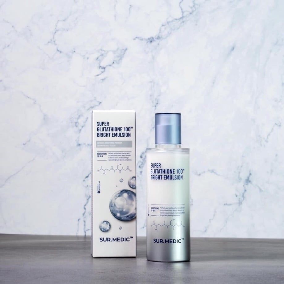Nước Hoa Hồng Dưỡng Trắng Da Sur.Medic+ Super Glutathione 100 Bright Skin 145ml