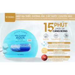 Mặt Nạ Dưỡng Ẩm Da Chuyên Sâu BNBG Vita Cocktail Aqua Foil Mask Intensive Moisturizing 30ml