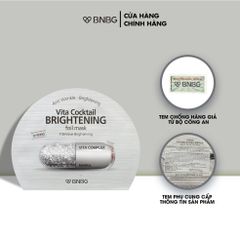 Mặt Nạ Dưỡng Sáng Da Chuyên Sâu BNBG Vita Cocktail Brightening Foil Mask Intensive Whitening 30ml