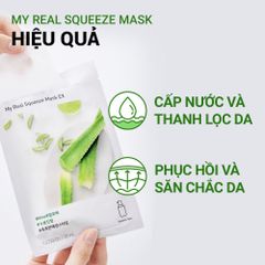Mặt nạ giấy dưỡng ẩm,dưỡng da Hàn Quốc innisfree My Real Squeeze Mask 20ml, đủ 18 vị - SANNY'S