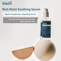 Tinh Chất Dưỡng Ẩm Sâu Klairs Rich Moist Soothing Serum 80ml