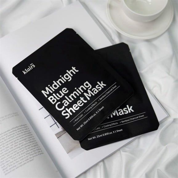 Mặt Nạ Dịu Mát Da Dear Klairs Midnight Blue Calming Sheet Mask 25ml