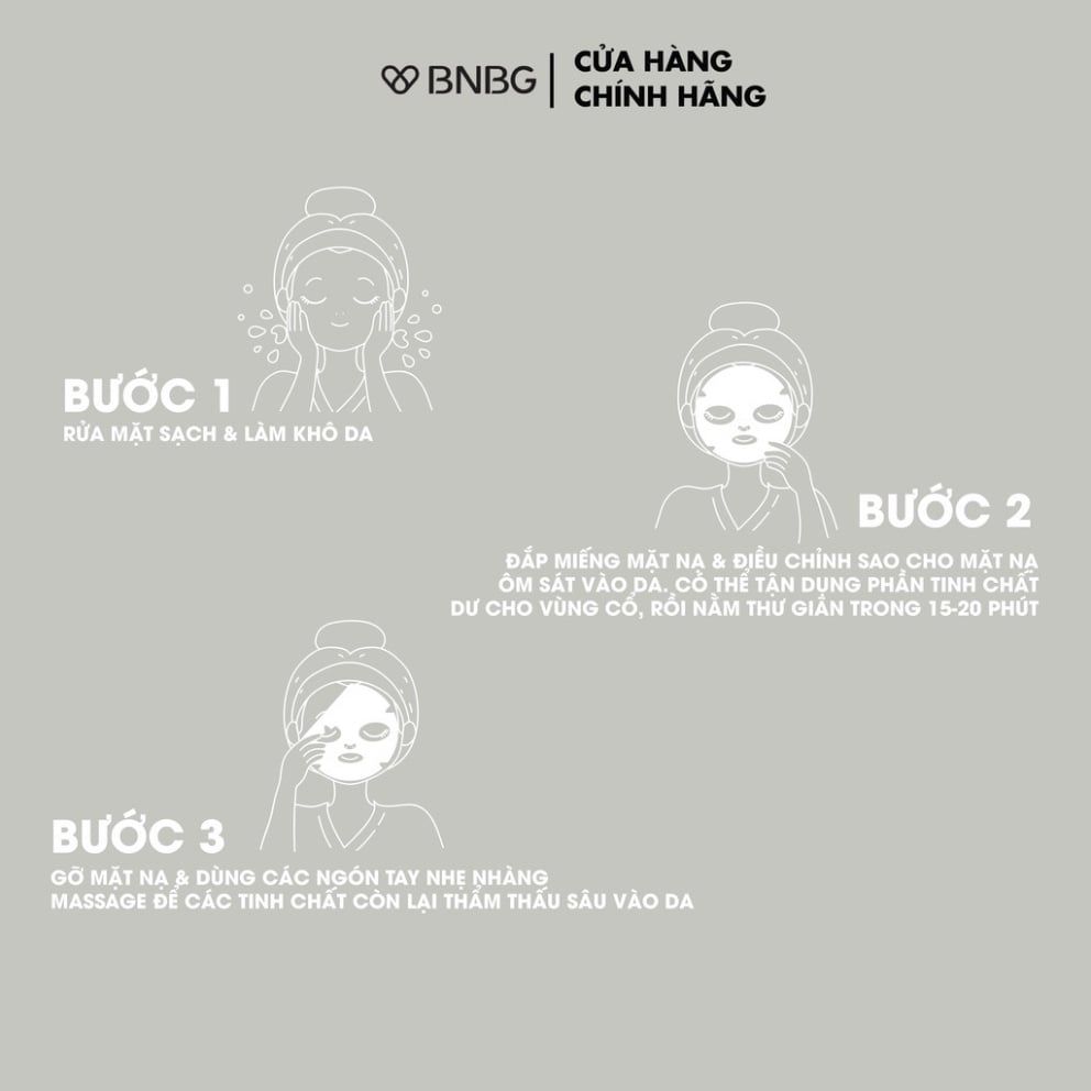 Mặt Nạ Dưỡng Sáng Da Chuyên Sâu BNBG Vita Cocktail Brightening Foil Mask Intensive Whitening 30ml