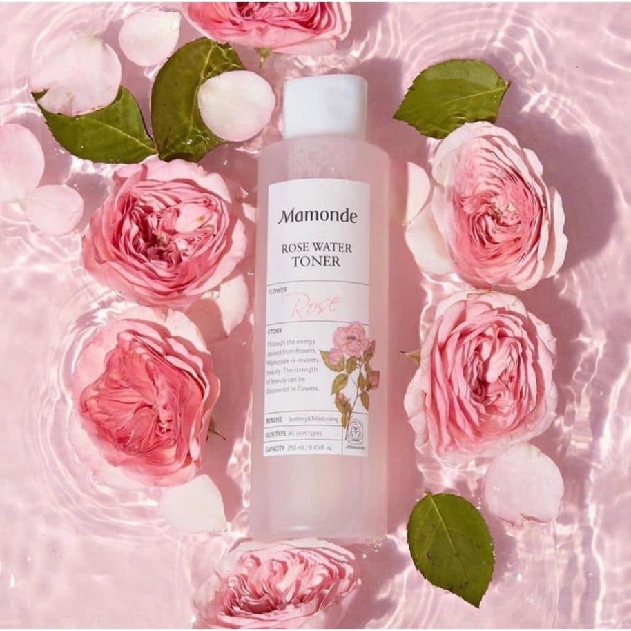 Nước Hoa Hồng Dưỡng Ẩm Cho Mọi Loại Da Mamonde Rose Water Toner 250ml