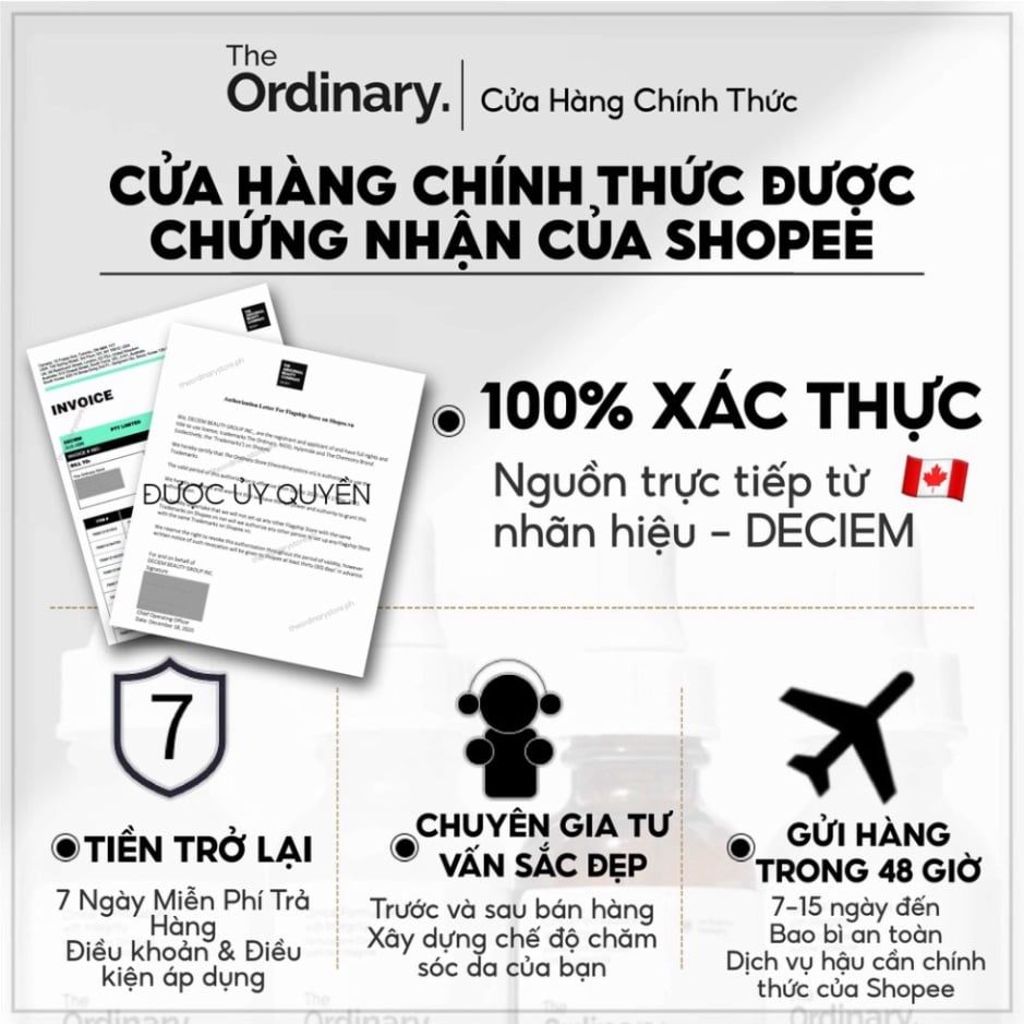 Tinh Chất Cấp Nước Phục Hồi Da The Ordinary Hyaluronic Acid 2% + B5