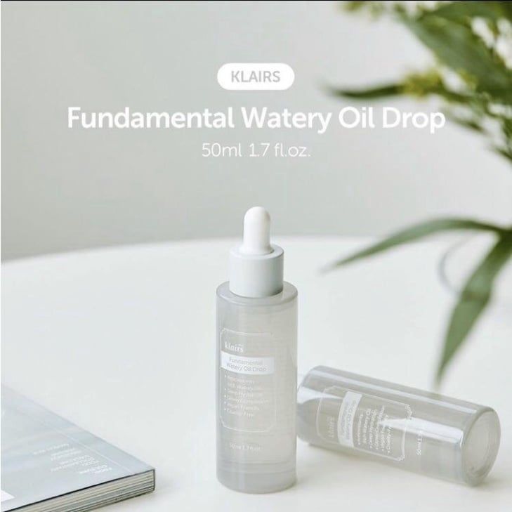 Tinh Dầu Dưỡng Ẩm Chuyên Sâu Chiết Xuất Trà Xanh Klairs Fundamental Watery Oil Drop 50ml