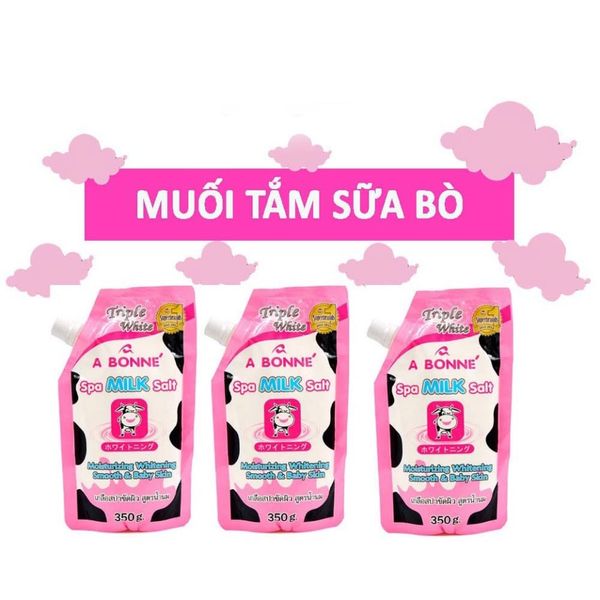 Muối Tắm Sữa Bò Tẩy Tế Bào Chết A Bonne Spa Milk Salt Thái Lan 350 gram
