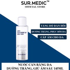 Nước Hoa Hồng Dưỡng Trắng Da Sur.Medic+ Super Glutathione 100 Bright Skin 145ml