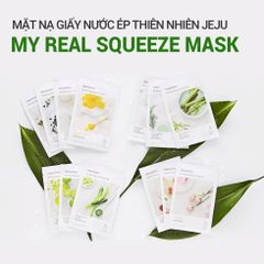 Mặt nạ giấy dưỡng ẩm,dưỡng da Hàn Quốc innisfree My Real Squeeze Mask 20ml, đủ 18 vị - SANNY'S