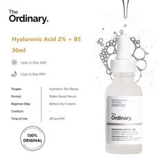 Tinh Chất Cấp Nước Phục Hồi Da The Ordinary Hyaluronic Acid 2% + B5