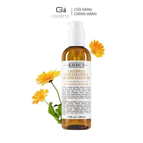 Sữa Rửa Mặt Hoa Cúc Kiehl's Calendula Deep Cleansing Foaming Face Wash 230ml