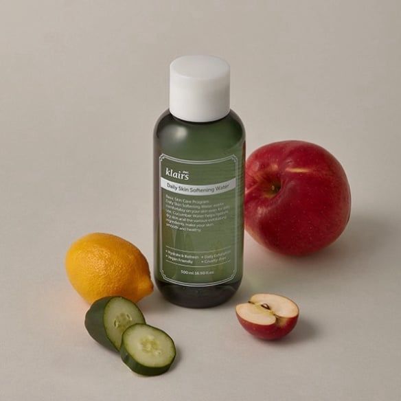 Nước Hoa Hồng Tẩy Da Chết Làm Dịu Da Klairs Daily Skin Softening Water 500ml