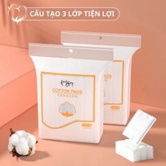 Bông Tẩy Trang 222 miếng FM Cotton Pads 3 Lớp LATUBO