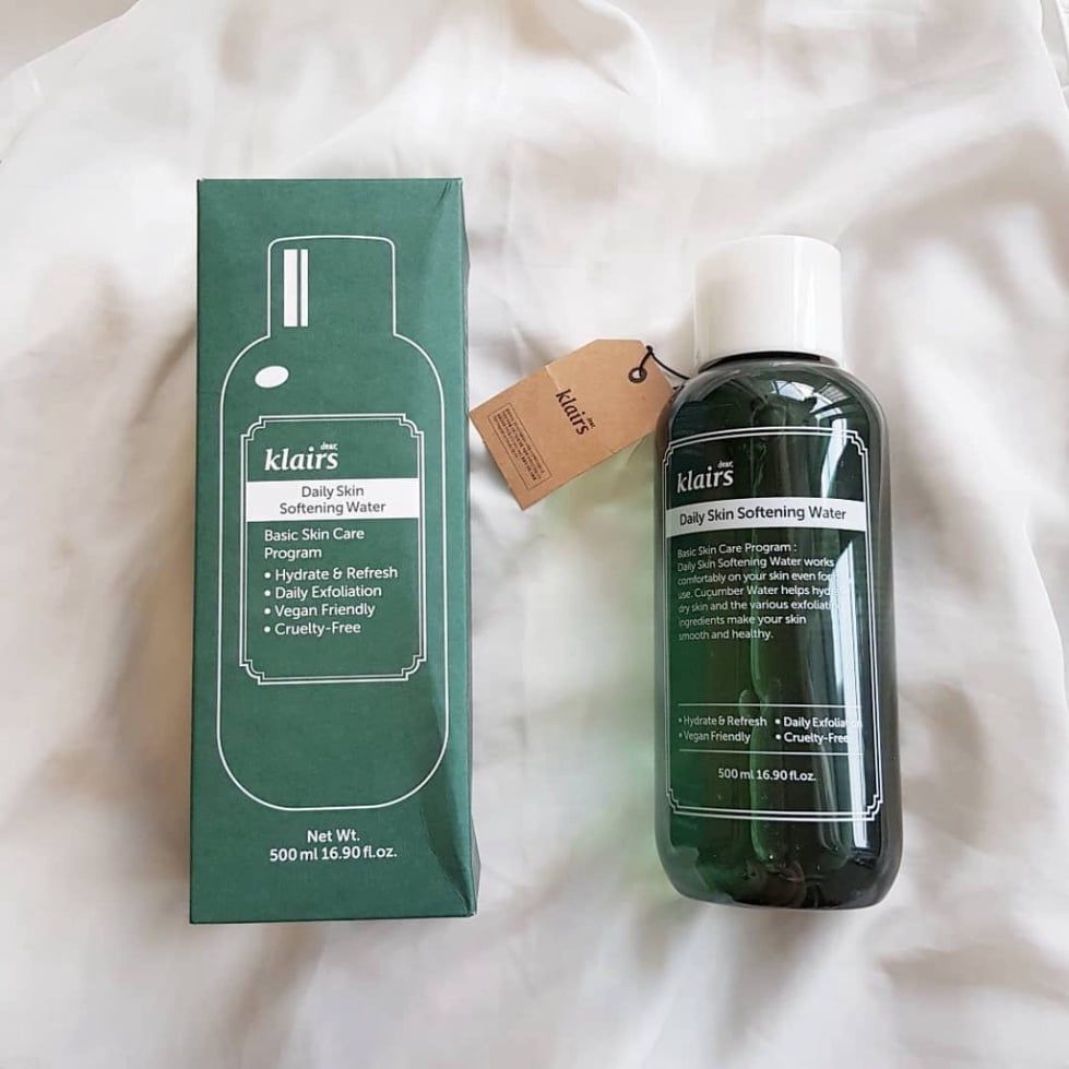 Nước Hoa Hồng Tẩy Da Chết Làm Dịu Da Klairs Daily Skin Softening Water 500ml