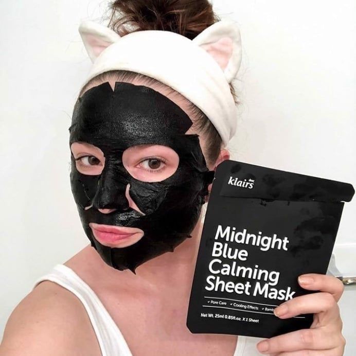 Mặt Nạ Dịu Mát Da Dear Klairs Midnight Blue Calming Sheet Mask 25ml