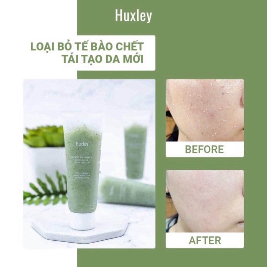 Mặt Nạ Tẩy Tế Bào Chết Dưỡng Da Chiết Xuất Từ Xương Rồng Huxley Scrub Mask Sweet Therapy 120g