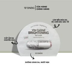 Mặt Nạ Dưỡng Sáng Da Chuyên Sâu BNBG Vita Cocktail Brightening Foil Mask Intensive Whitening 30ml