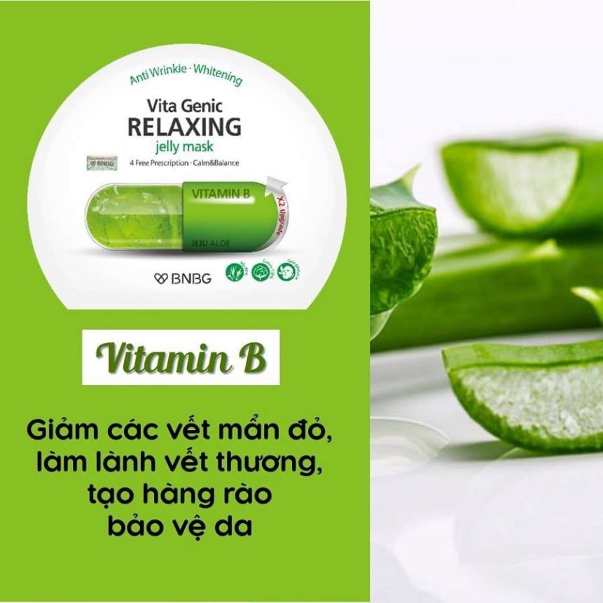Mặt Nạ Phục Hồi Da Hư Tổn BNBG Vitamin B Vita Genic Relaxing 30ml