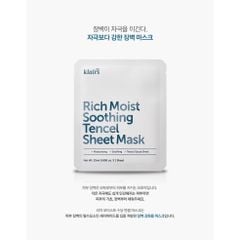 Mặt Nạ Giấy Dưỡng Ẩm, Bảo Vệ Da Klairs Rich Moist Soothing Tencel Sheet Mask 25ml