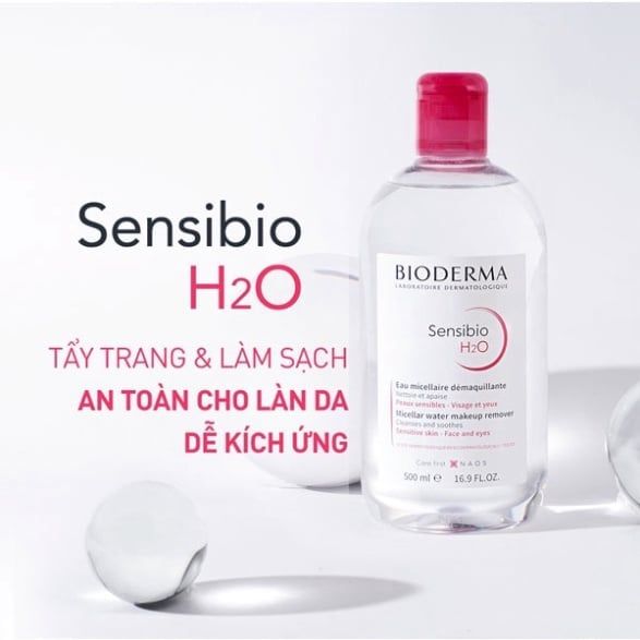 Nước Tẩy Trang Bioderma Dành Cho Da Nhạy Cảm Công Nghệ Micellar Sensibio H2O 100ml