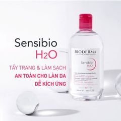 Nước Tẩy Trang Bioderma Dành Cho Da Nhạy Cảm Công Nghệ Micellar Sensibio H2O 100ml