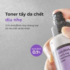 Nước Hoa Hồng Giảm Mụn, Tẩy Tế Bào Chết Hóa Học Cosrx AHA/BHA Clarifying Treatment Toner