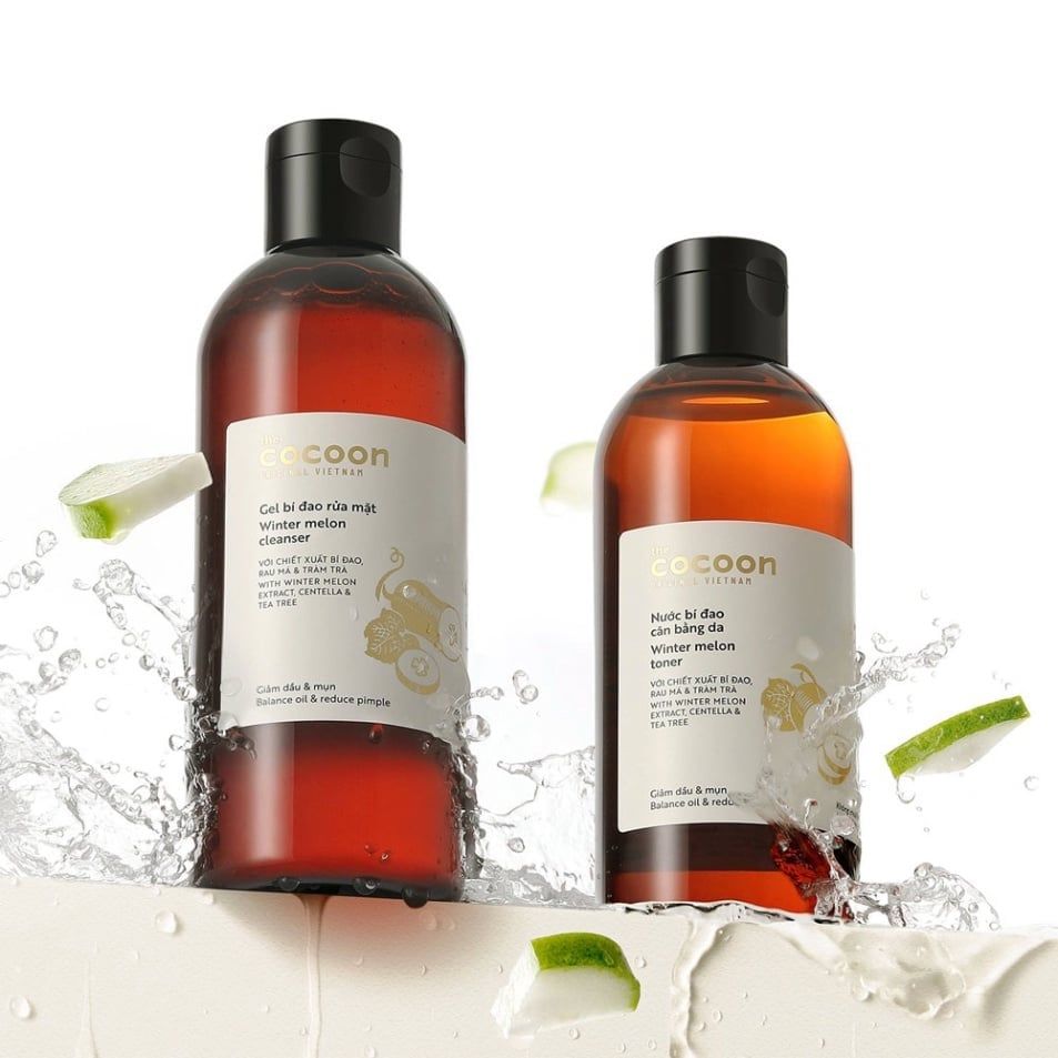 Nước Hoa Hồng Cân Bằng Da Chiết Xuất Bí Đao The Cocoon Winter Melon Toner 310ml