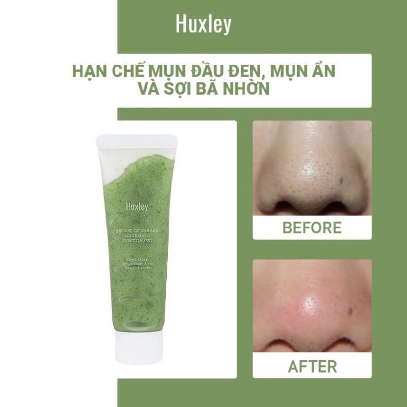 Mặt Nạ Tẩy Tế Bào Chết Dưỡng Da Chiết Xuất Từ Xương Rồng Huxley Scrub Mask Sweet Therapy 30g