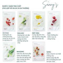 Mặt nạ giấy dưỡng ẩm,dưỡng da Hàn Quốc innisfree My Real Squeeze Mask 20ml, đủ 18 vị - SANNY'S