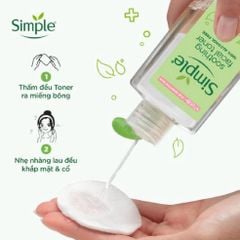 Nước Hoa Hồng Cân Bằng Độ Ẩm Và Làm Dịu Da Simple Kind To Skin Soothing Facial Toner 200ml