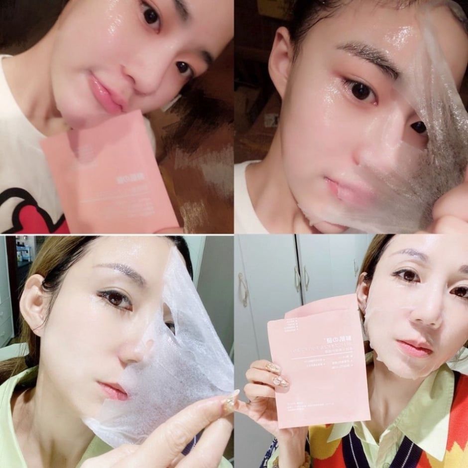 Mặt Nạ Nhau Thai Cừu Cuống Rốn Tế Bào Gốc Nhật Bản Rwine Beauty Dưỡng Da, Cung Cấp Độ Ẩm (1 miếng)