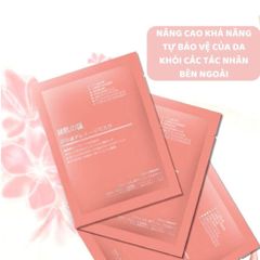 Mặt Nạ Nhau Thai Cừu Cuống Rốn Tế Bào Gốc Nhật Bản Rwine Beauty Dưỡng Da, Cung Cấp Độ Ẩm (1 miếng)