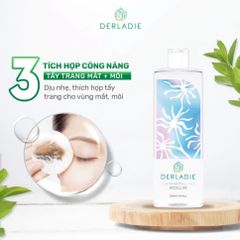 Nước làm sạch mỹ phẩm Derladie Ngừa Mụn rửa sạch Da 1000ml Cleansing Water Witch Hazel