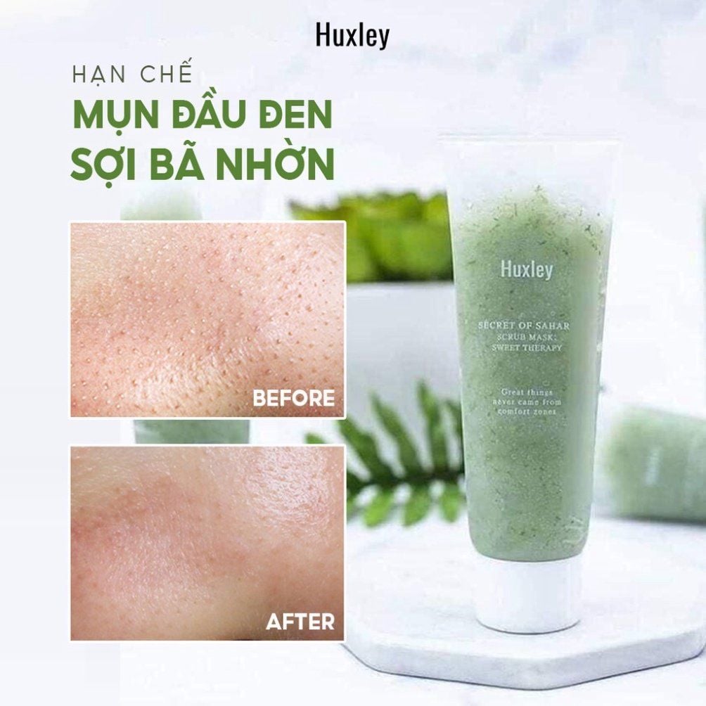Mặt Nạ Tẩy Tế Bào Chết Dưỡng Da Chiết Xuất Từ Xương Rồng Huxley Scrub Mask Sweet Therapy 120g