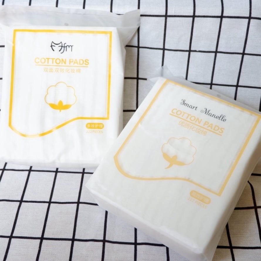 Bông Tẩy Trang 222 miếng FM Cotton Pads 3 Lớp LATUBO