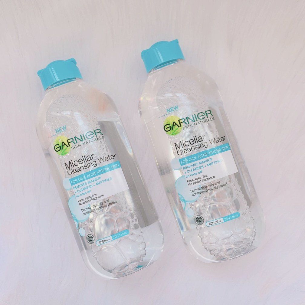 Nước Làm Sạch và Tẩy Trang Garnier Micellar Cleansing Water Cho Da Dầu Da Mụn 400ml