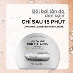 Mặt Nạ Dưỡng Sáng Da Chuyên Sâu BNBG Vita Cocktail Brightening Foil Mask Intensive Whitening 30ml