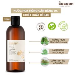 Nước Hoa Hồng Cân Bằng Da Chiết Xuất Bí Đao The Cocoon Winter Melon Toner 310ml