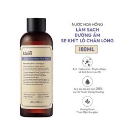 Nước Hoa Hồng Dưỡng Ẩm Se Khít Lỗ Chân Lông Klairs Supple Preparation Facial Toner 180ml