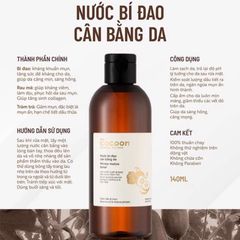 Nước Hoa Hồng Cân Bằng Da Chiết Xuất Bí Đao The Cocoon Winter Melon Toner 310ml