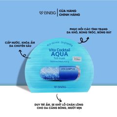 Mặt Nạ Dưỡng Ẩm Da Chuyên Sâu BNBG Vita Cocktail Aqua Foil Mask Intensive Moisturizing 30ml