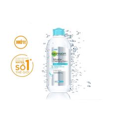 Nước Làm Sạch và Tẩy Trang Garnier Micellar Cleansing Water Cho Da Dầu Da Mụn 400ml